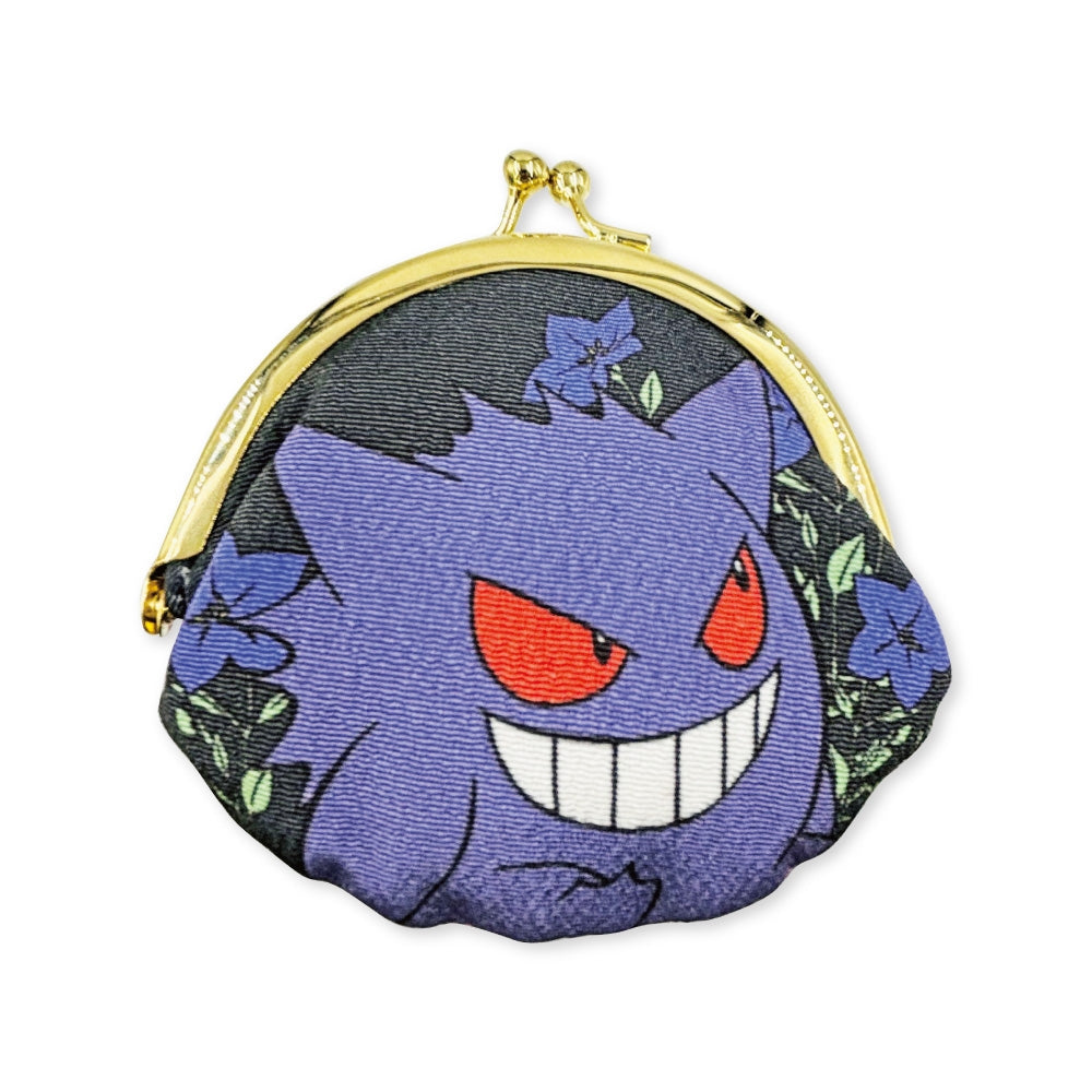 Gengar Japanese Pattern Gamaguchi Coin Case