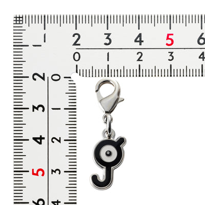 Unown J Metal Charm