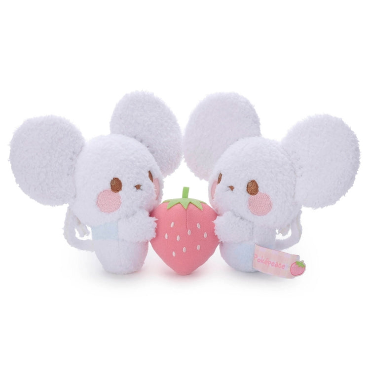 Tandemaus Pokepeace Plush (Colorful Version with Strawberry)