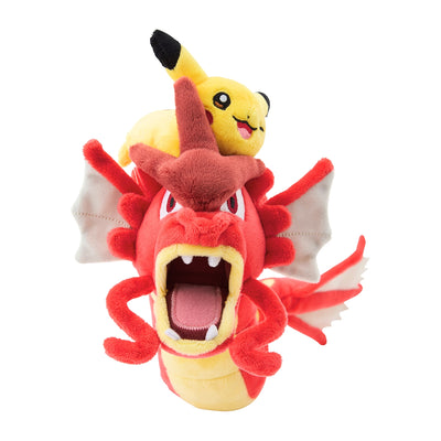 Pikachu & Red Gyarados Pokemon Center Hiroshima Renewal Plush