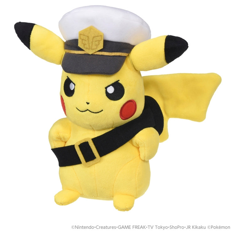 Captain Pikachu Goggles Version Plush