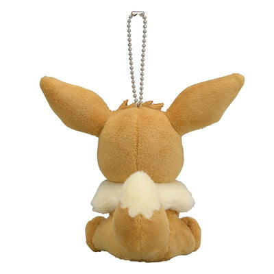 Eevee Sitting Mascot Plush Keychain