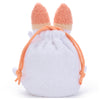 Scorbunny Pokepeace Plush Drawstring Bag
