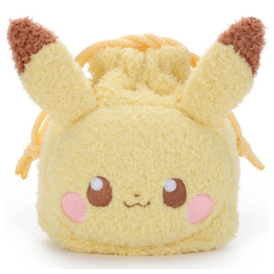 Pikachu Pokepeace Plush Drawstring Bag