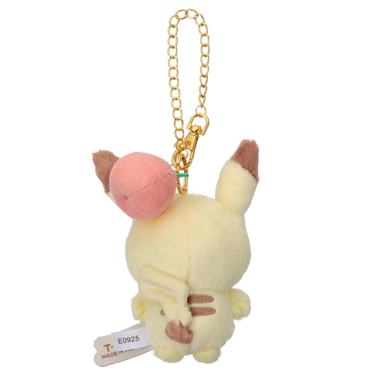Pikachu Pokepeace Mascot Plush (Colorful Version with Apple) with Chain