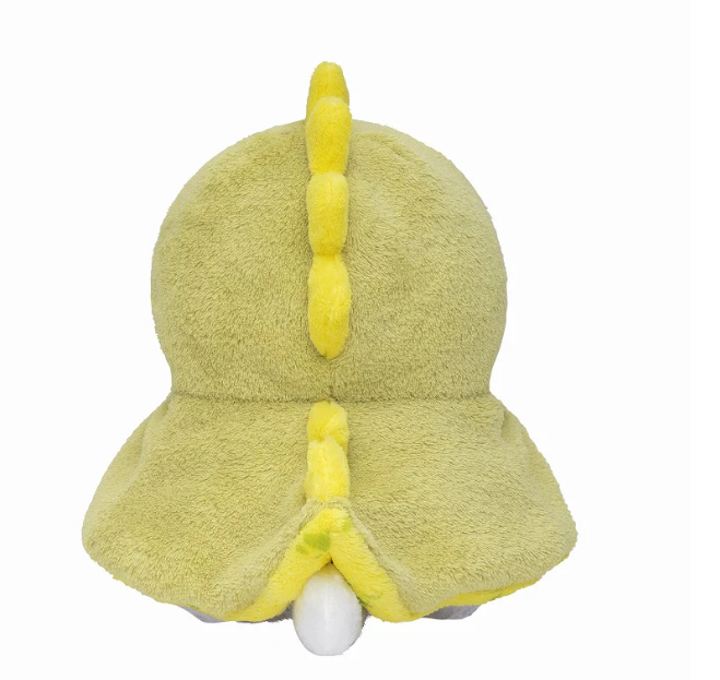 Mofusand Hooded! Naughty Dinosaur Gray Cat Fluffy Poncho Plush