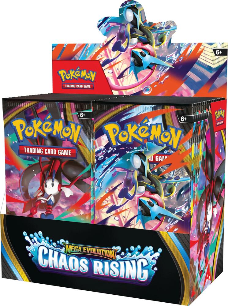 Pokemon Mega Evolution Chaos Rising Booster Box - ME04 CRI