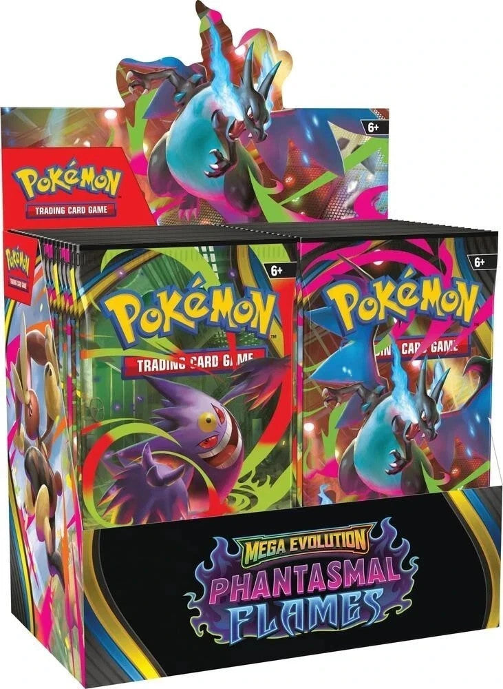 Pokemon Mega Evolution: 02 Phantasmal Flames Booster Box 11/14 Release