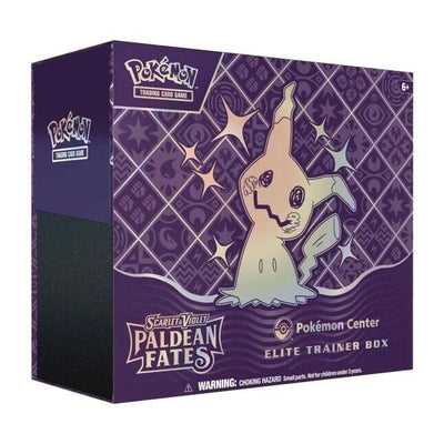 Pokemon Scarlet & Violet Paldean Fates Pokemon Center Exclusive Elite Trainer Box