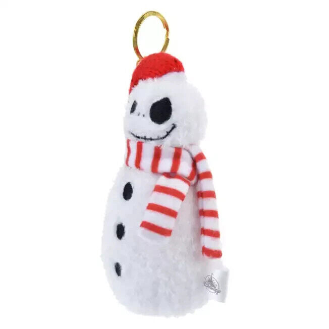 Jack Skellington Snowman The Nightmare Before Christmas Keychain Mascot Plush