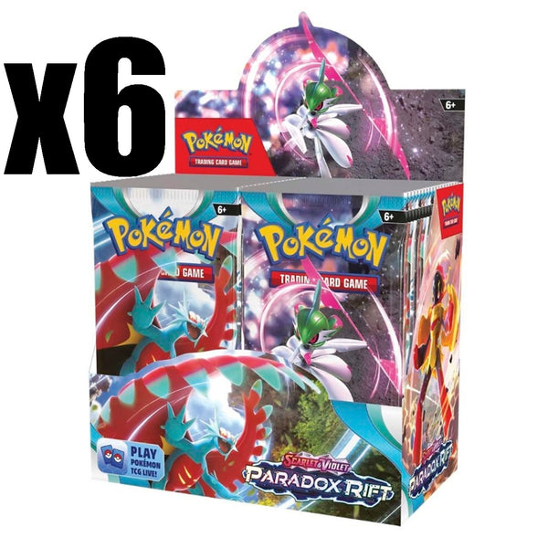 Scarlet and Violet 4 Paradox Rift - Case of 6 Booster Boxes Pre-Order