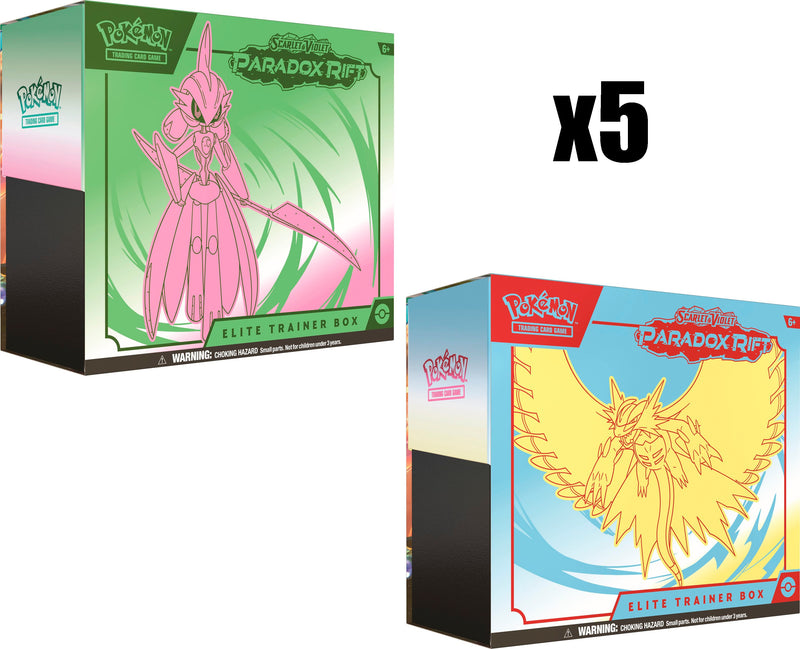 Scarlet and Violet 4 Paradox Rift - Elite Trainer Box Case Pre-Order