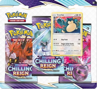 Chilling Reign 3 Pack Blister [Snorlax]
