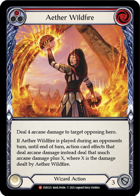 Aether Wildfire Extended Art