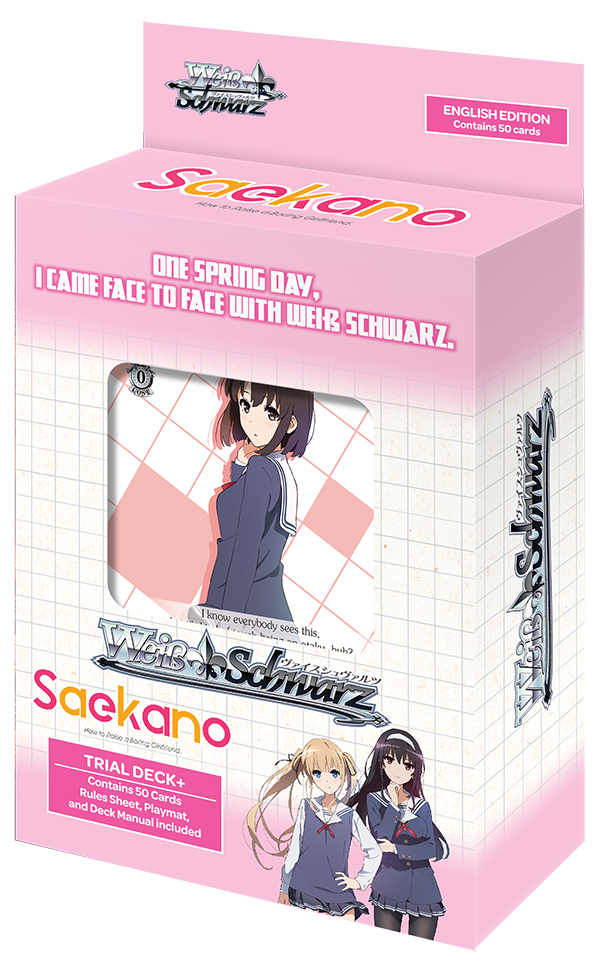 Saekano - How to Raise a Boring Girlfriend - 1 CASE of 8 Trial Deck Displays