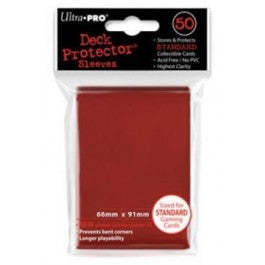 Ultra Pro Sleeves: Red Standard 50ct
