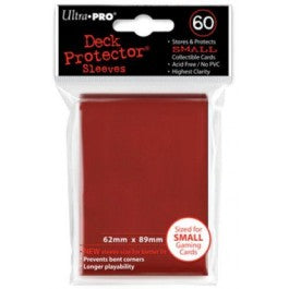 Ultra Pro Sleeves: Small Red 60 Ct