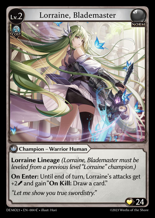 Lorraine, Blademaster (CUR)