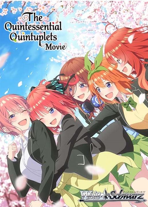 Weiss Schwarz: The Quintessential Quintuplets Movie - CASE of 18 Boxes