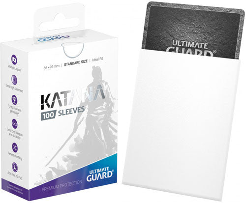 Katana 100 Ct Sleeves White Standard
